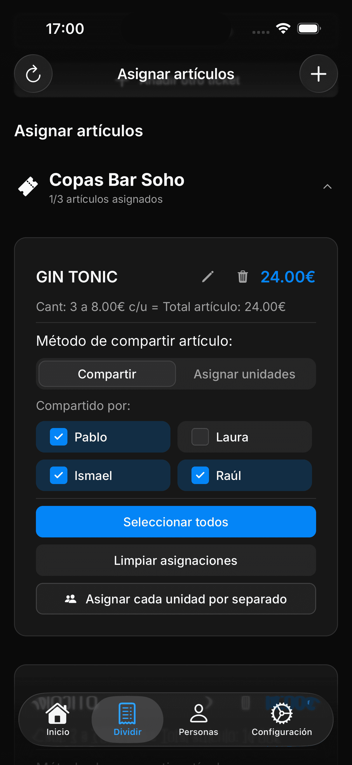 Assign Items